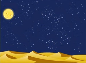 Menggambar Keindahan Gurun Pasir di Flash Untuk Background Animation Bag. 2