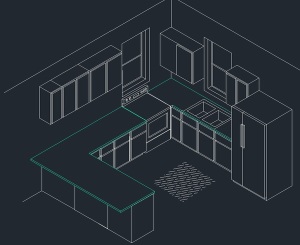 Belajar AutoCad : Teknik Menggambar Isometrik
