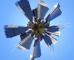 Stereographic Efek Photoshop Yang Bikin Foto Panorama Jadi Bola Bumi 