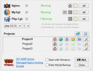 WT-NMP: Web Server Portable, Jalankan Nginx PHP MySQL Di Windows