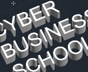 Tutorial AutoCAD : Cara Membuat Teks 3D