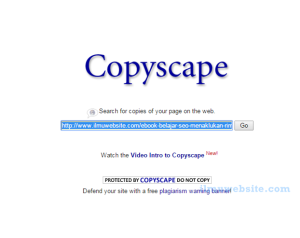 CopyScape : Cara Mengatasi Pembajak Artikel Blog Anda