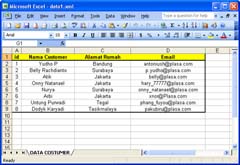 Konversi File Excel ke MySql
