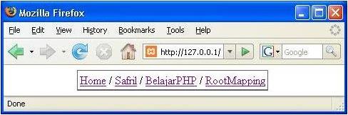  Root Mapping Menu