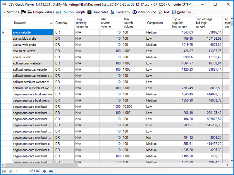 Buka File CSV Yang Ngga Ribet? Pake CSV Quick Viewer Aja