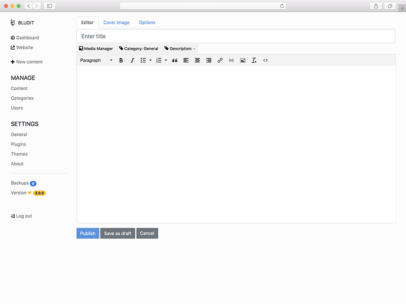 Keren! Bludit CMS Ringan dan Cepat Tanpa Database, Menyimpan Data dalam JSON File