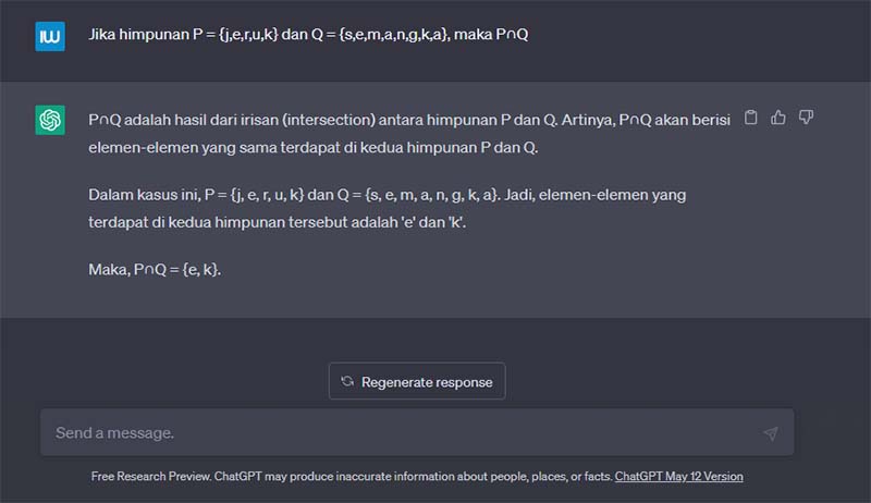 Bot Penjawab Pertanyaan Soal