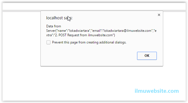 ajax cross domain request
